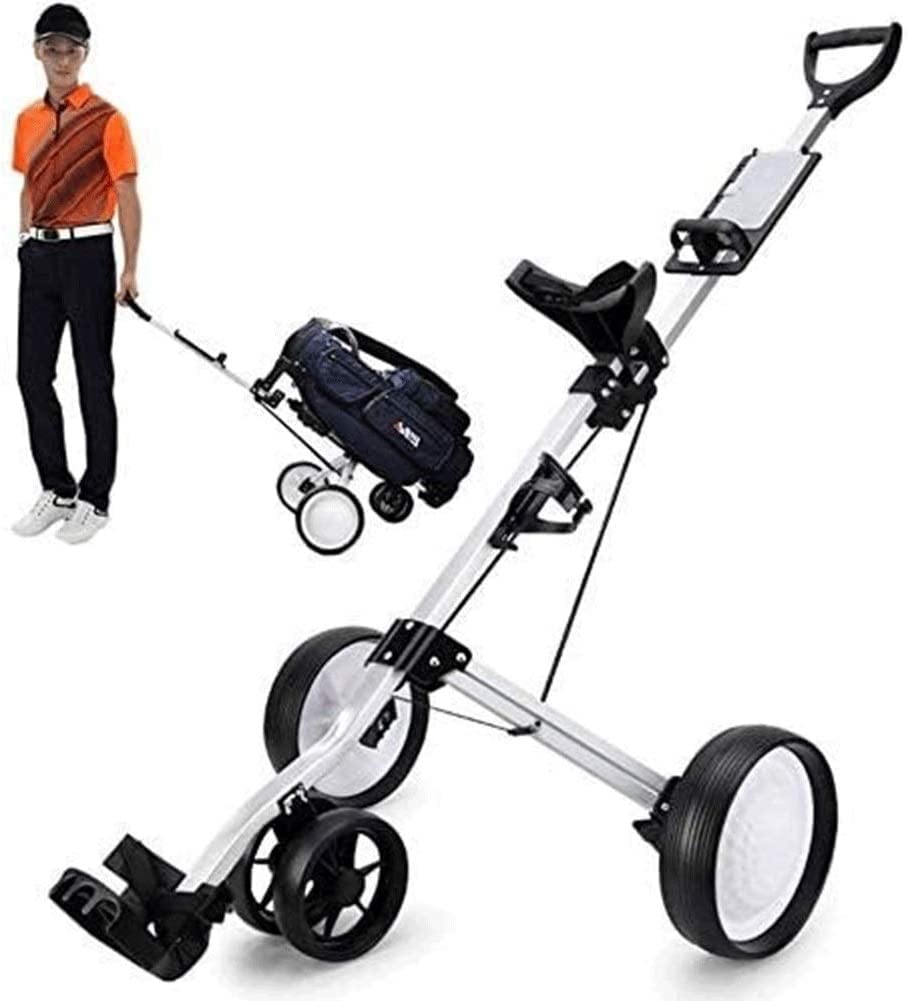 ゴルフプッシュカート プッシュカート ゴルフトロリー 4輪ゴルフ